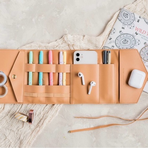 Organizer for Makeup Tech Office Glass Ladder and Co. Katherine in Honey - Picture 4 of 11